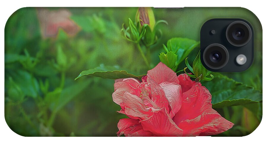 Hibiscus iPhone Case featuring the photograph The Pink Hibiscus by Shelia Hunt