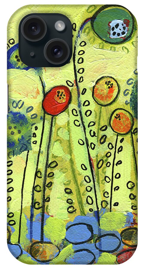 Spring iPhone Case featuring the painting The Propagation of Spring No 3 by Jennifer Lommers