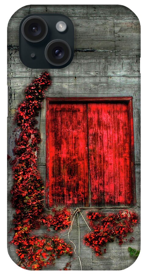 Red iPhone Case featuring the photograph The Red Loft by Wayne King