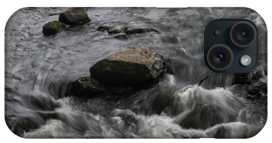 Rockaway River iPhone Case featuring the photograph The Rockaway River in Boonton, NJ #3 by Alan Goldberg
