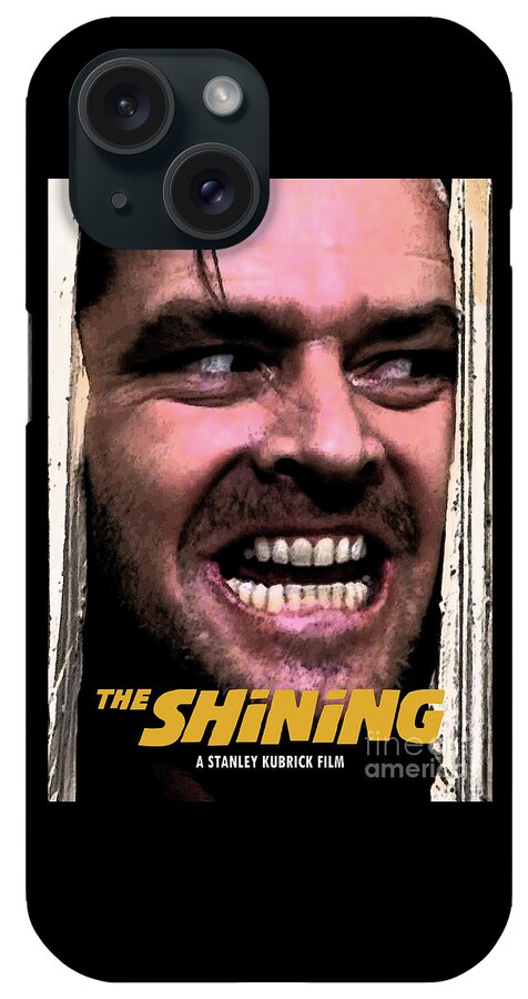 Movie Poster iPhone Case featuring the digital art The Shining - Jack by Bo Kev