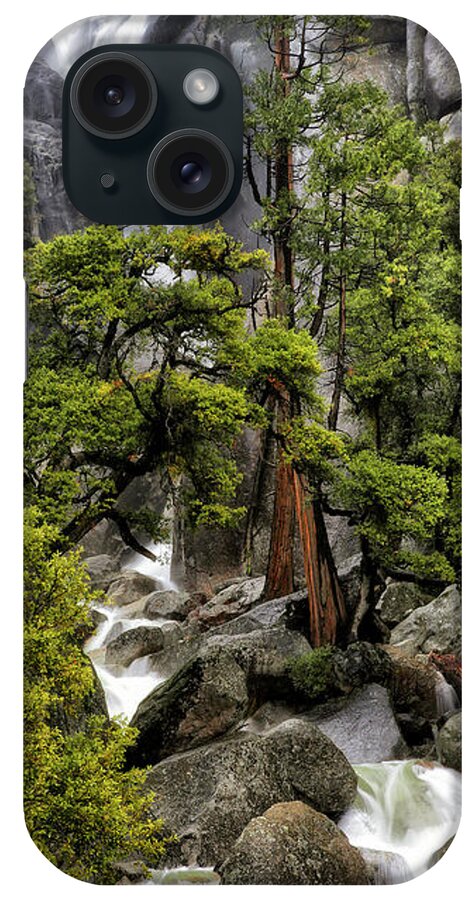  iPhone Case featuring the photograph The Slide Waterfall - Yosemite National Park by William Rainey