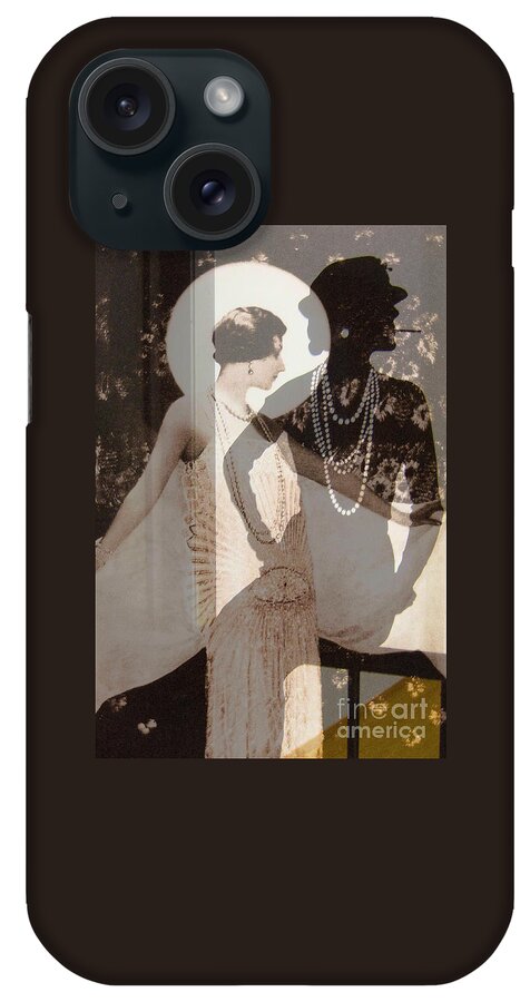 Feminist iPhone Case featuring the digital art The Spirit of Coco Chanel by Diane Hocker