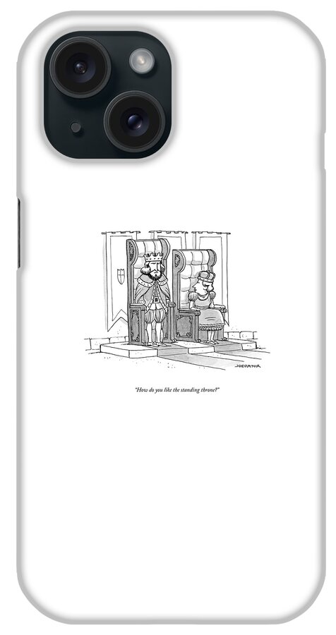 The Standing Throne iPhone Case