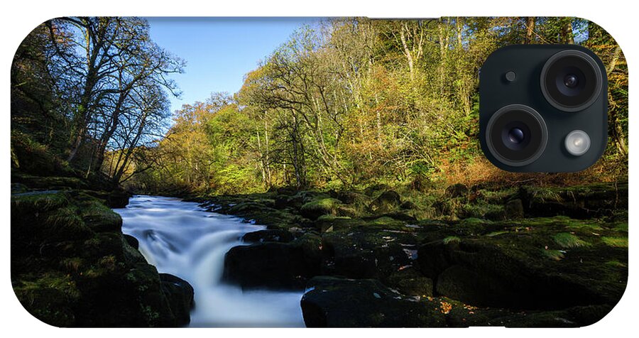 England iPhone Case featuring the photograph The Strid, Wharfedale by Tom Holmes Photography