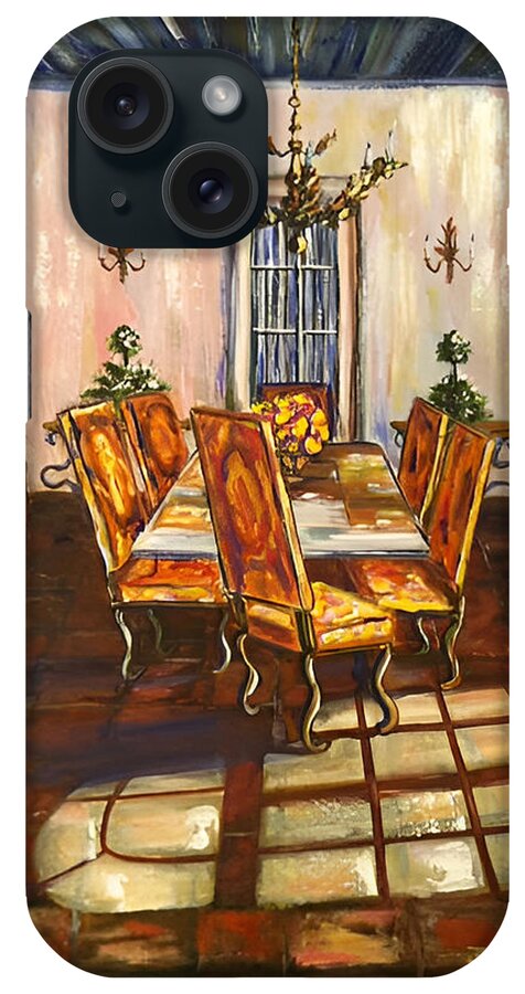 Original Painting iPhone Case featuring the painting The Sunroom by Sherrell Rodgers