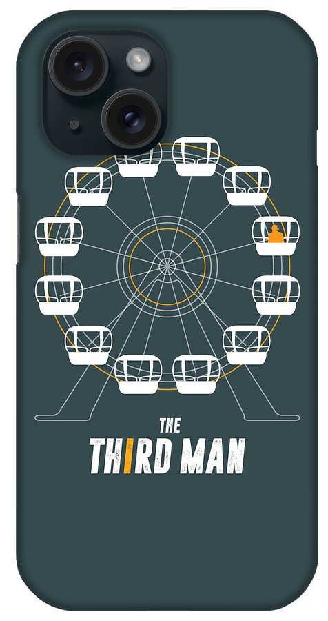 Movie Poster iPhone Case featuring the digital art The Third Man - Alternative Movie Poster by Movie Poster Boy