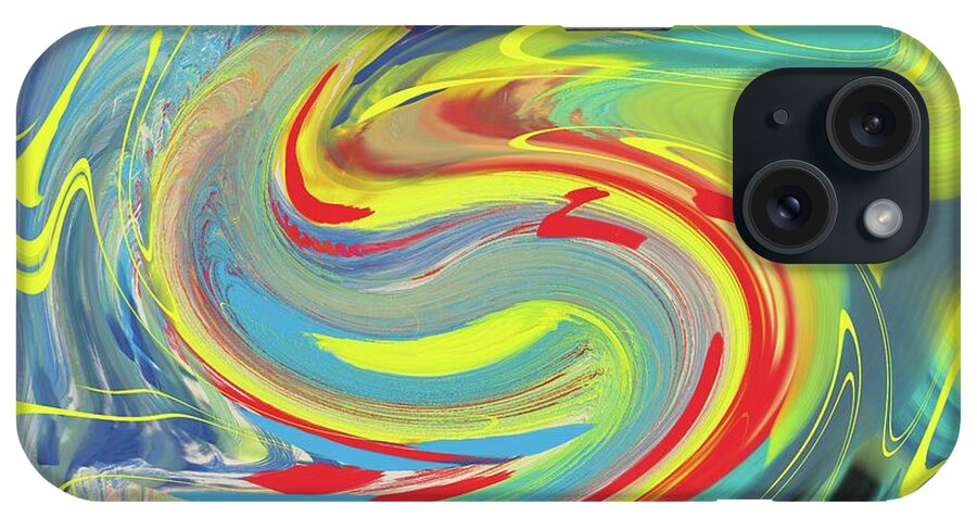 Acrylic iPhone Case featuring the painting The Waiting by Christina Wedberg
