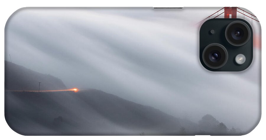 Rolling Fog iPhone Case featuring the photograph The Wave by Erick Castellon