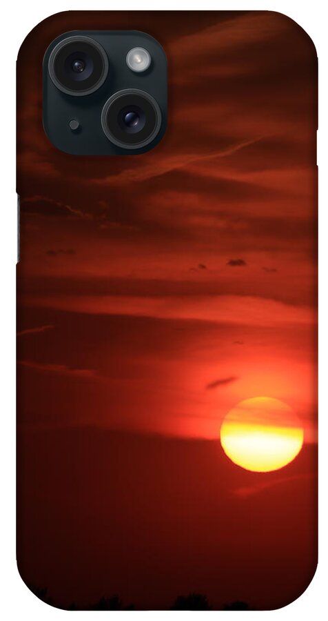 Clouds iPhone Case featuring the photograph The Weight of Dusk by Bruce Patrick Smith