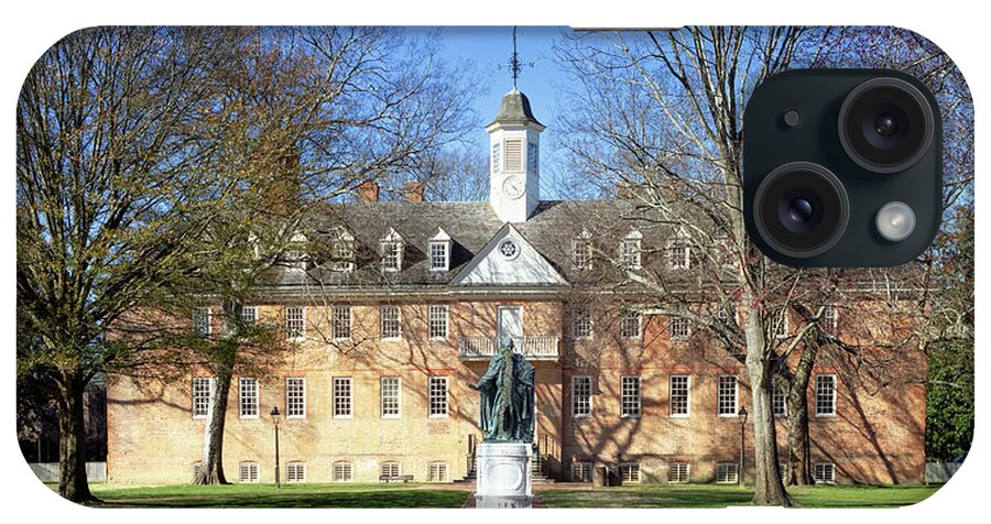 Wren Building iPhone Case featuring the photograph The Wren Building - Williamsburg, Virginia by Susan Rissi Tregoning