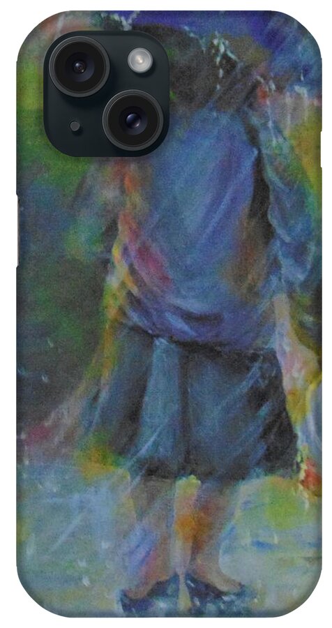 Acrylic iPhone Case featuring the painting The Year 2020 by Saundra Johnson