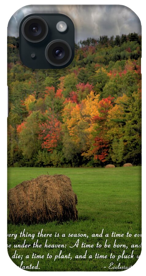 Maine iPhone Case featuring the photograph There Is A Season by Robert Harris