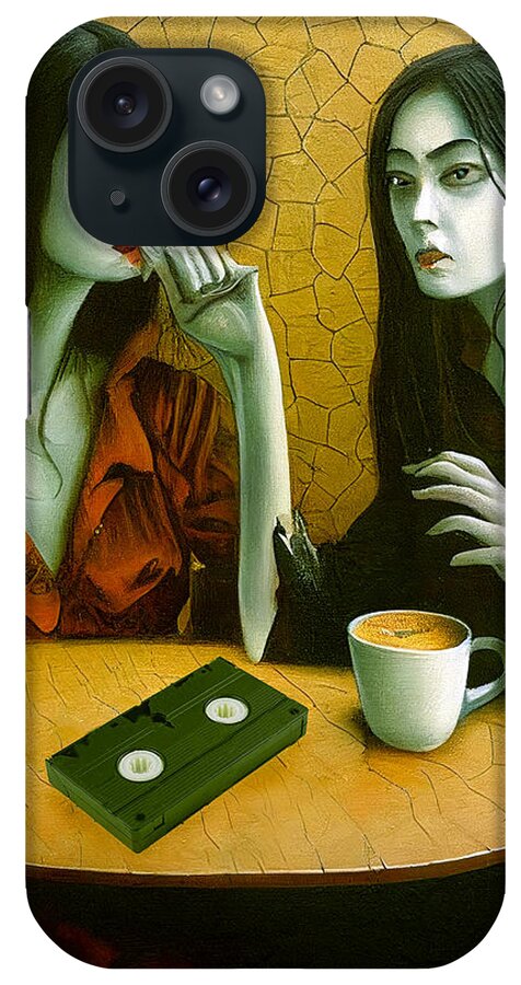 They Both Watched It iPhone Case featuring the digital art They Both Watched It by Craig Boehman