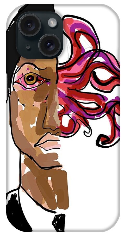  iPhone Case featuring the painting Think Global by Oriel Ceballos