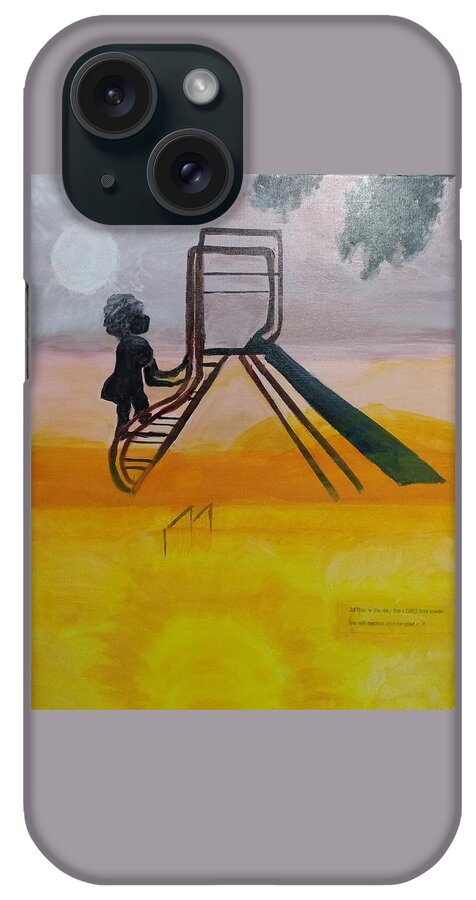 The Day iPhone Case featuring the painting This is the Day by Suzanne Berthier