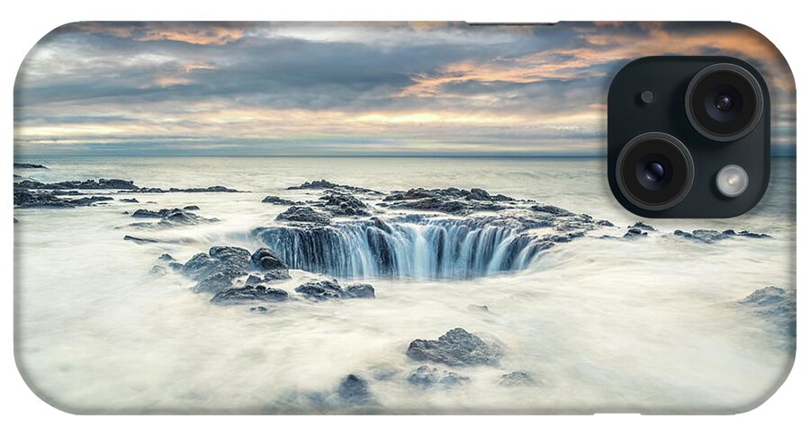Beach iPhone Case featuring the photograph Thor's Well by Rudy Wilms