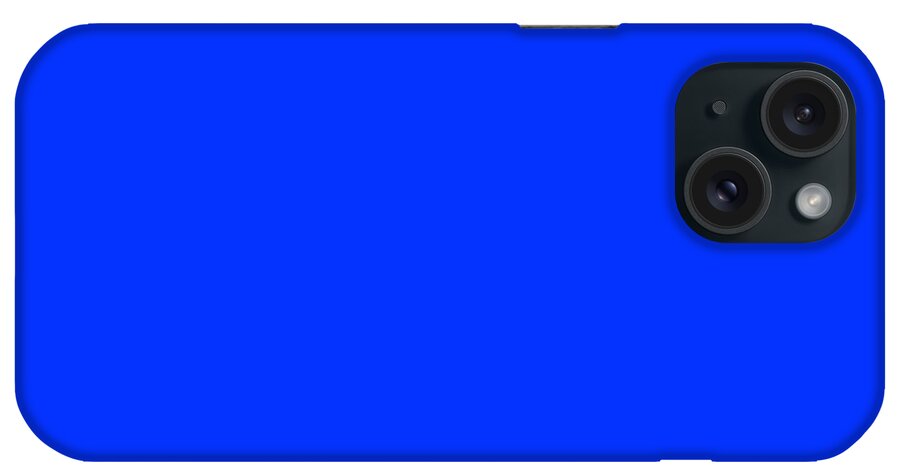 Blue iPhone Case featuring the digital art Thoughts by Wade Hampton