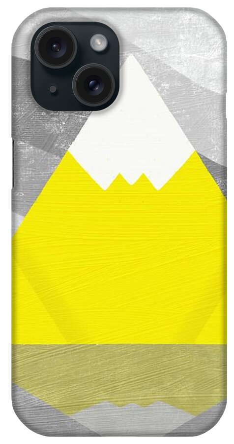 Rolling Hills iPhone Case featuring the painting Three Peaks by Mark Taylor