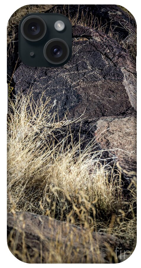 Ancient iPhone Case featuring the photograph Three Rivers Petroglyphs #18 by Blake Webster