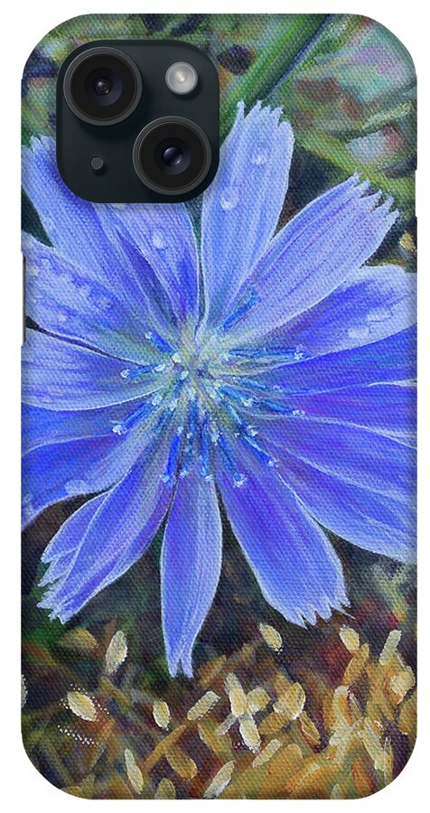 Flower iPhone Case featuring the painting Thrive Anyway by Amanda Schwabe