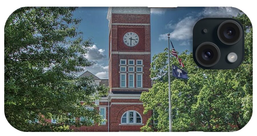 Clemson University iPhone Case featuring the photograph Tillman Hall - Clemson University by Mountain Dreams