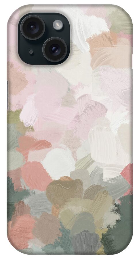 Forest Green iPhone Case featuring the painting Time to Bloom by Rachel Elise