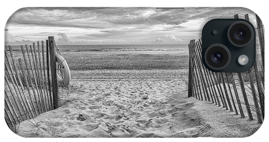 Beach iPhone Case featuring the photograph To the Beach - Emerald Isle North Carolina by Bob Decker