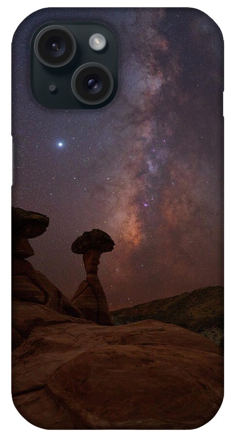 Kanab iPhone Case featuring the photograph Toadstool Hoodoos by Darrell DeRosia