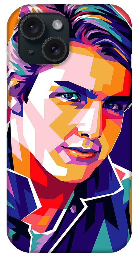 Tom Cruise iPhone Case featuring the mixed media Tom Cruise by Movie World Posters