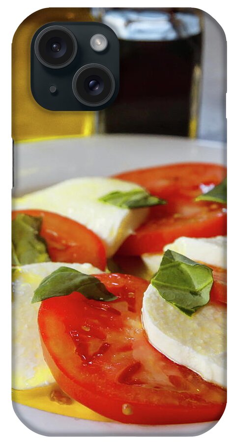 Vegas iPhone Case featuring the photograph Tomato and Mozzarella Salad by Darryl Brooks
