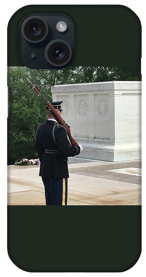 Arlington iPhone Case featuring the photograph Tomb of the Unknowns by Lee Darnell