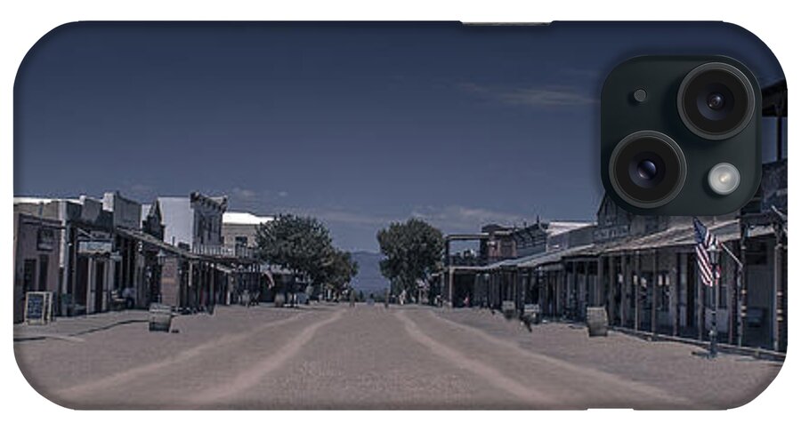 Tombstone iPhone Case featuring the photograph Tombstone Darkness by Darrell Foster