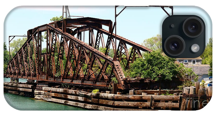 Western New York iPhone Case featuring the photograph Tonawanda Creek Bridge by fototaker Tony