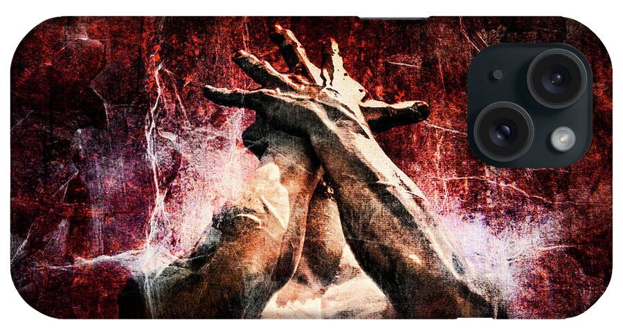 Statue iPhone Case featuring the photograph Torment by Andrew Paranavitana