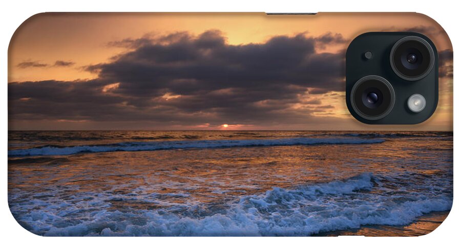 San Diego iPhone Case featuring the photograph Torrey Pines Rainy Sunset by William Dunigan