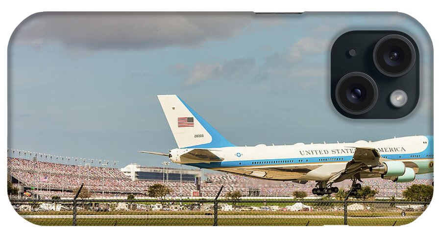 747 iPhone Case featuring the photograph Touchdown by Norman Peay