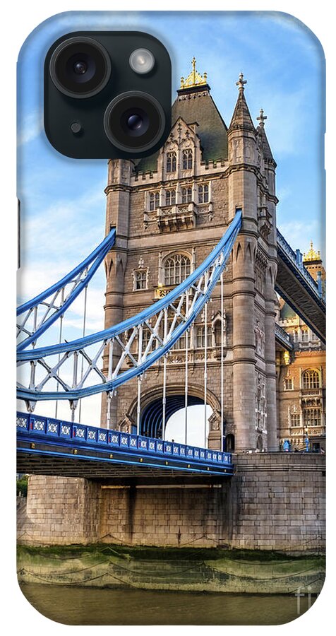 Tower Bridge iPhone Case featuring the photograph Tower Bridge over the river Thames, London. This Victorian suspe by Jane Rix