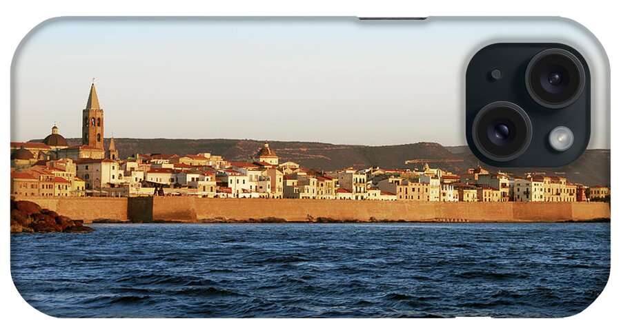 Italy iPhone Case featuring the photograph Town in Sardegna island, Italy by Severija Kirilovaite