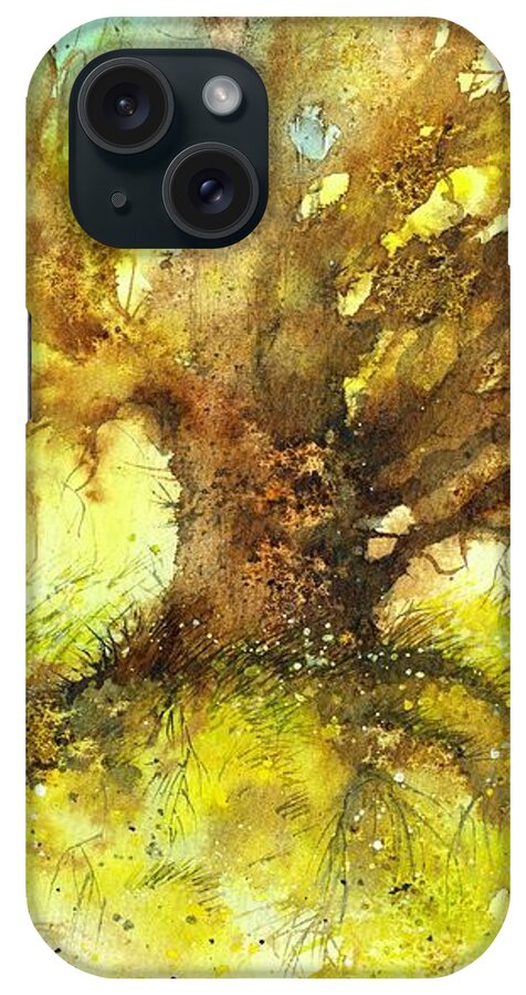 Tree iPhone Case featuring the painting Trees by Nataliya Vetter