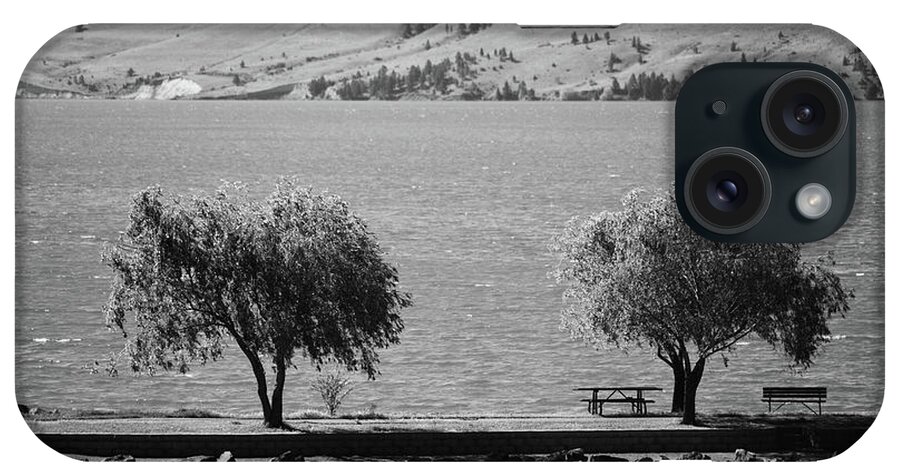 Nature iPhone Case featuring the photograph Trees on the Pier by Kae Cheatham