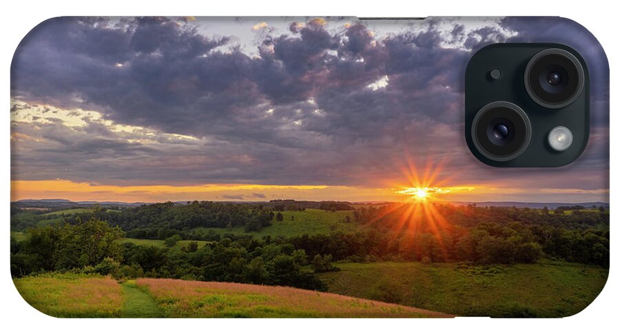 Trexler iPhone Case featuring the photograph Trexler Nature Preserve West Pathway Sunset by Jason Fink