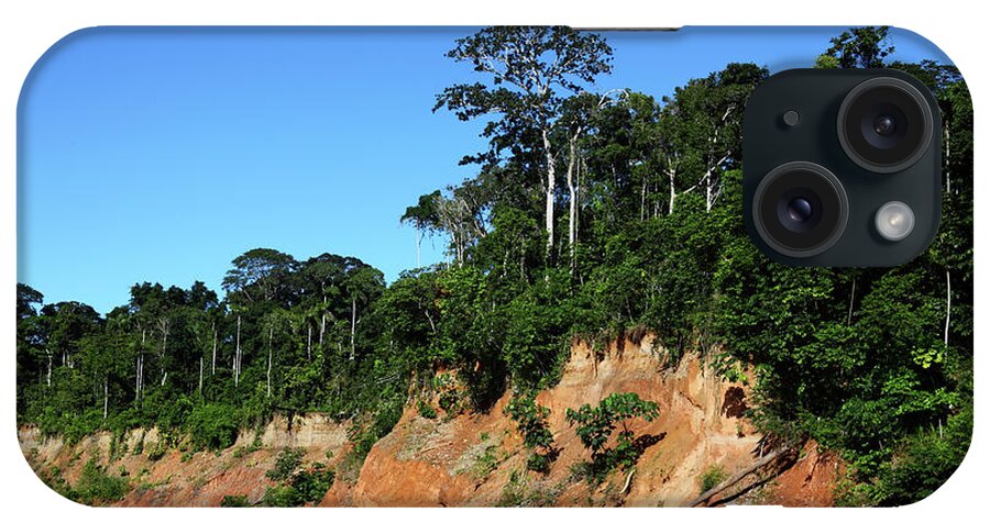 Amazon iPhone Case featuring the photograph Tropical rainforest Madidi National Park Bolivia by James Brunker