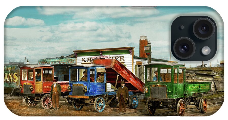Sm Frazier iPhone Case featuring the photograph Truck - Dump Truck - Wilcox Trux 1912 by Mike Savad