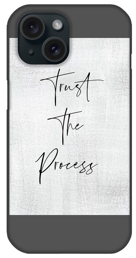 Trust The Process iPhone Case featuring the painting Trust The Process by Tina LeCour