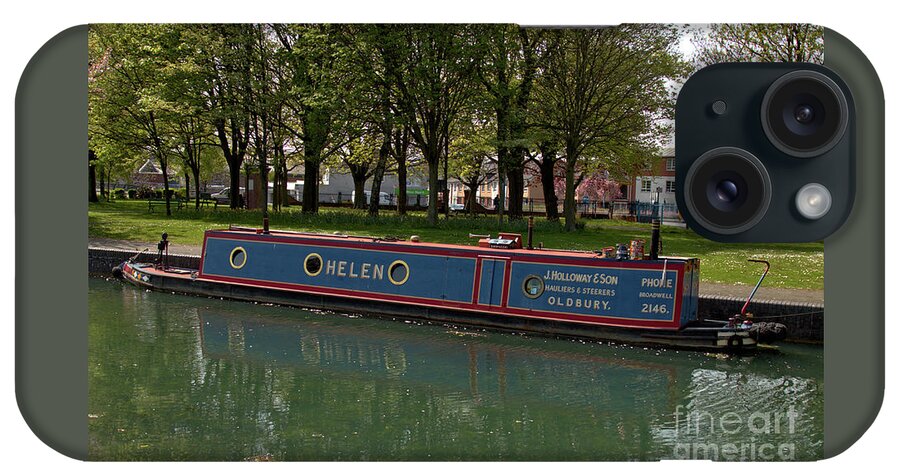 Canals iPhone Case featuring the photograph Tug Boat Helen in Tipton Basin by Stephen Melia