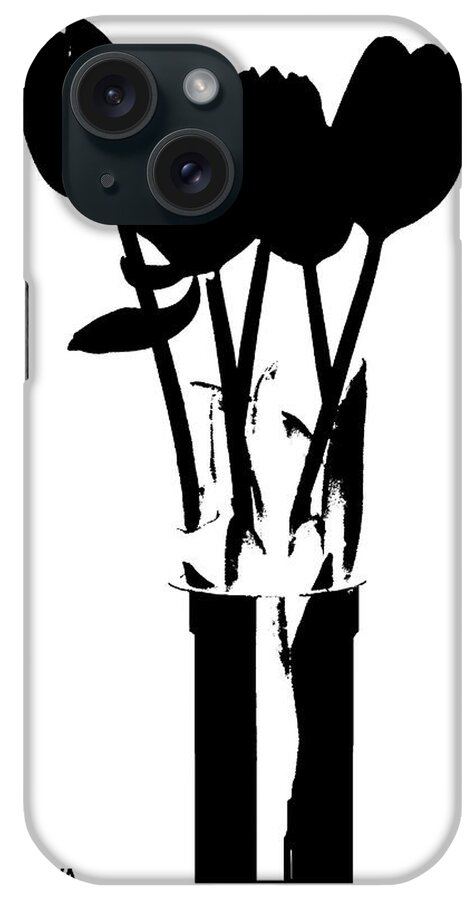 Tulips iPhone Case featuring the photograph Tulips - Silhouette by VIVA Anderson