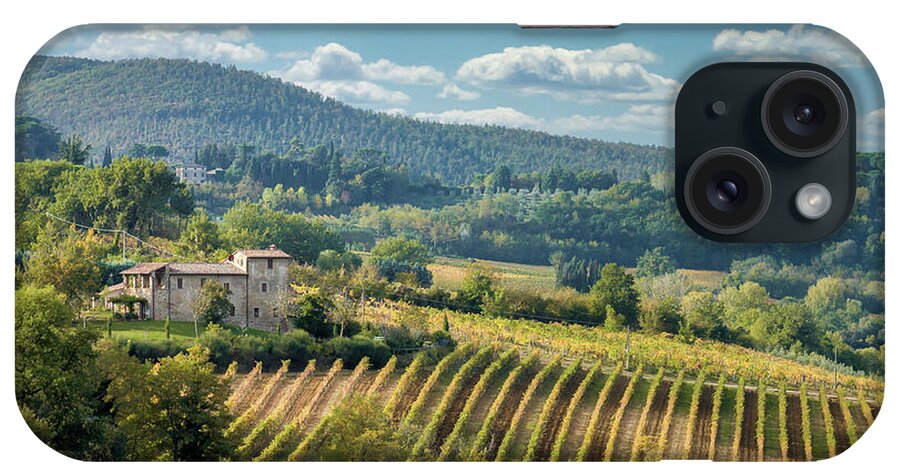 Tuscany iPhone Case featuring the photograph Tuscan Valley by Dave Bowman