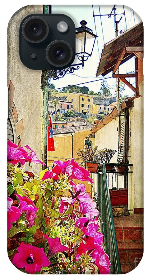 Italy iPhone Case featuring the photograph Tuscany village by Ramona Matei