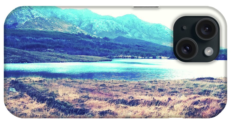 Connemara iPhone Case featuring the photograph Twelve Bens Gone Blue by Rebecca Harman